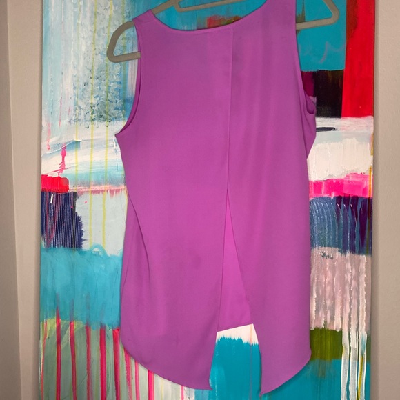 Express Pink Tank Top with Open Back - Picture 2 of 3